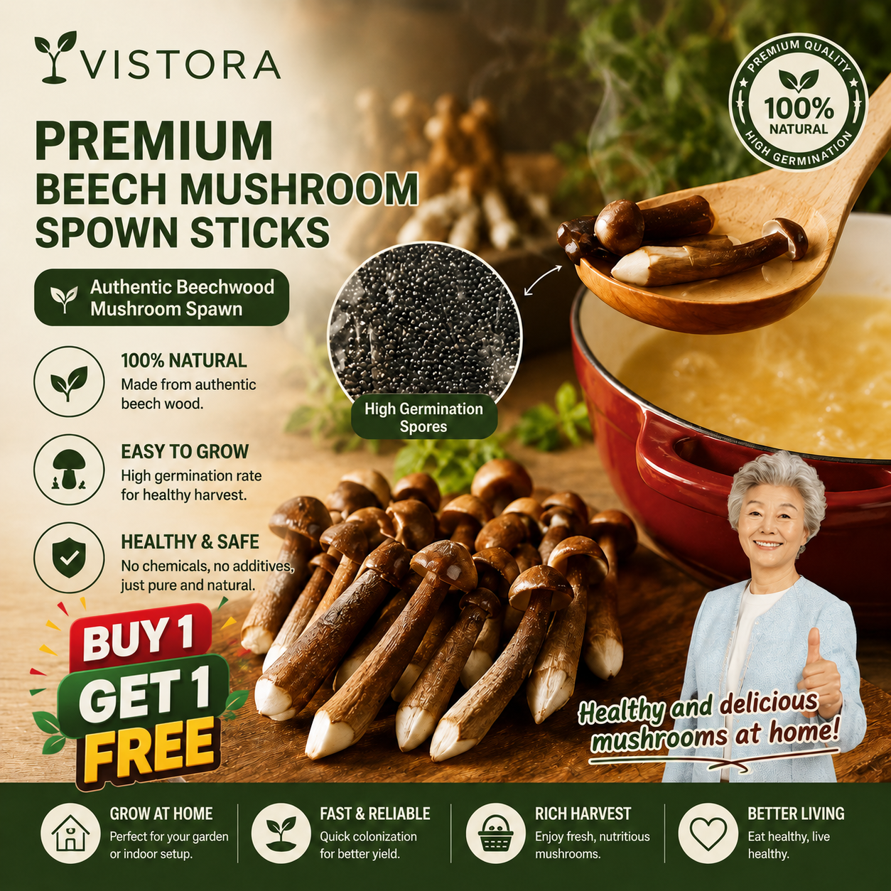 🍄 EasyGrow™ - Organic Mushroom Farming Kit 🏡 | (Pack Of 2) 🔥