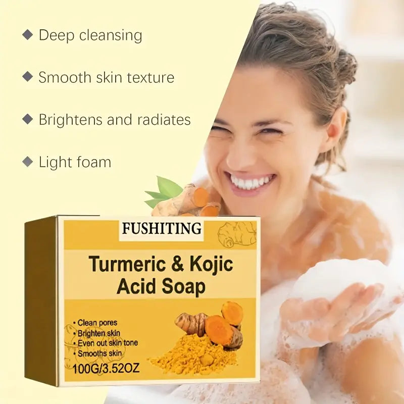 ✨ Kojic Glow™ - Skin Brightening Soap (Pack of 2) | FLAT 45% Off 🔥