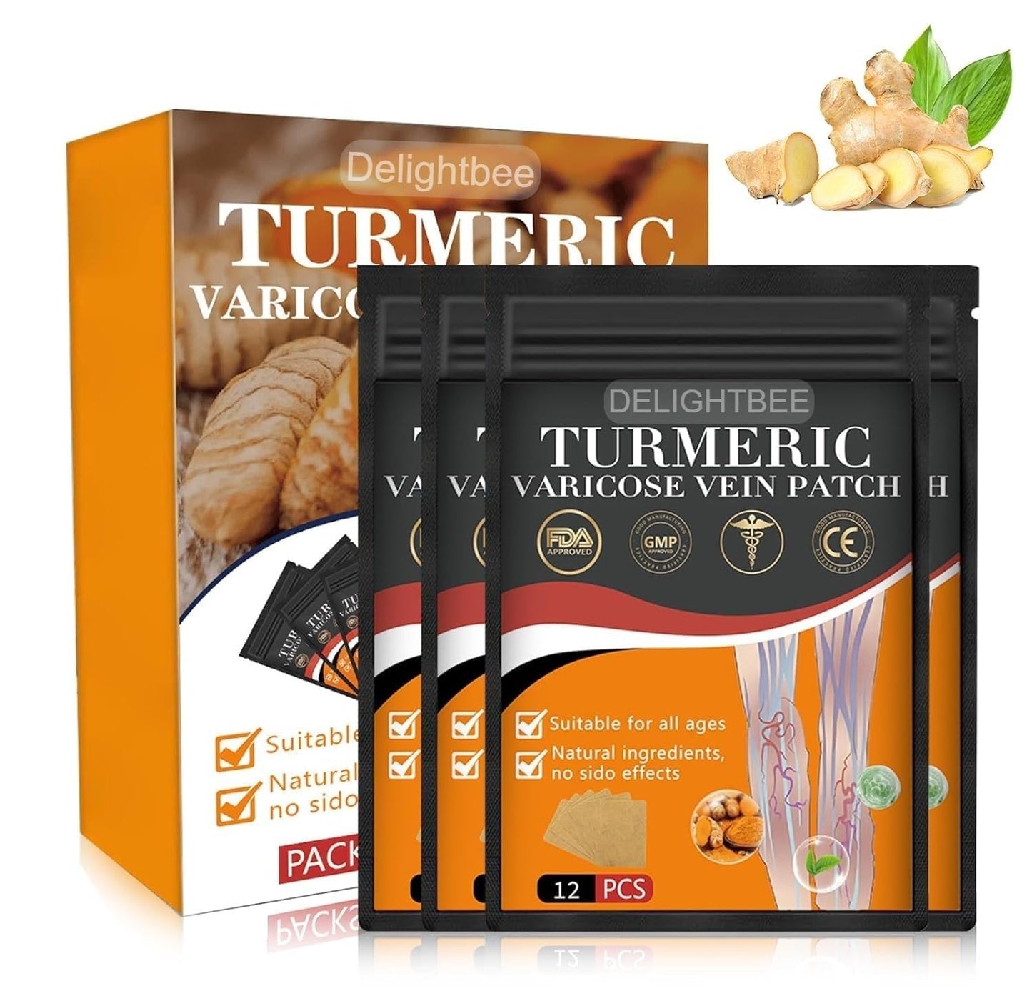 🌿 VaricoCare™ - Herbal Leg Comfort Patch🦵|  Flat 45 %