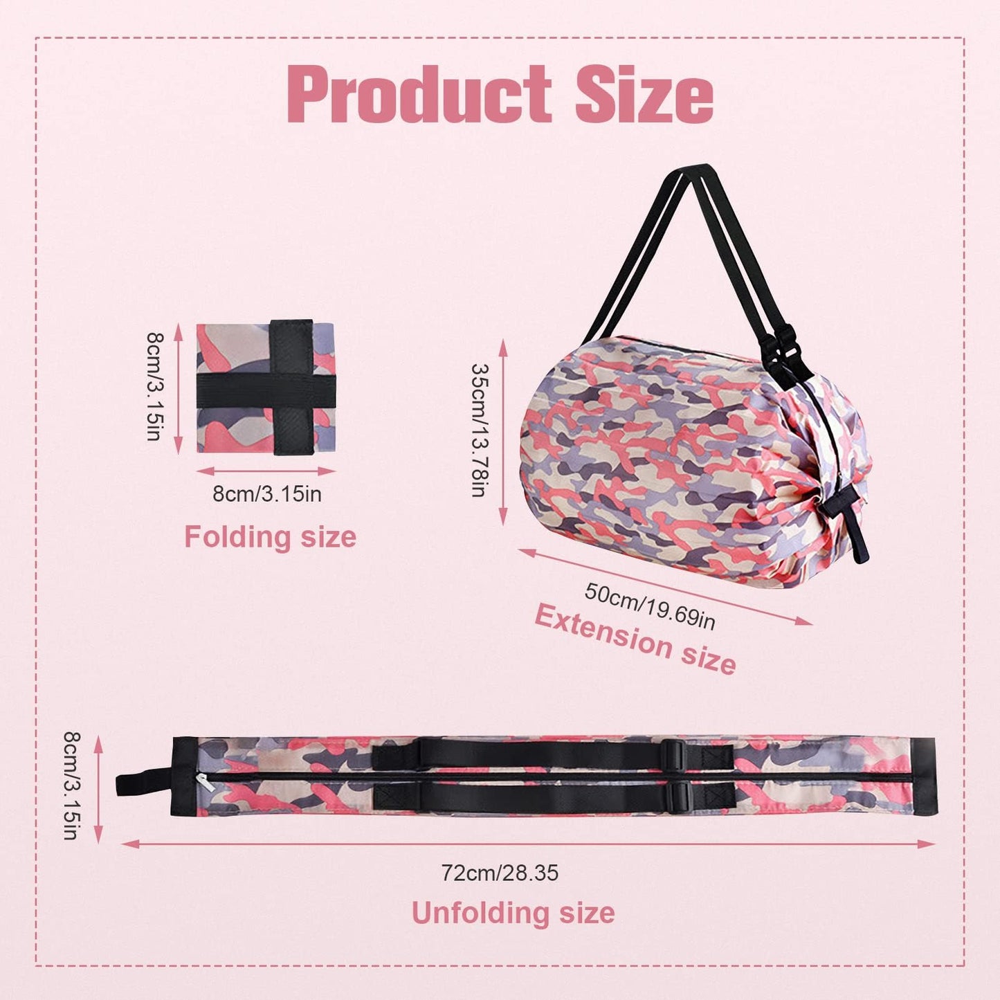🎒Grab N Go™ - Reusable Bag (Pack Of 2)✨ | Offer Ends Midnight 🔥⏱️