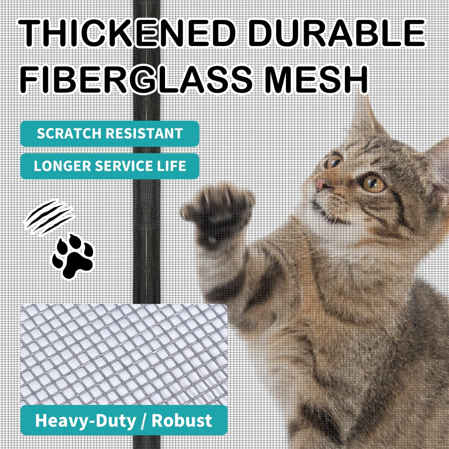 🏡 MagicMesh™ - No-Mosquito Magnetic Door Net 🦟 | Flat 45%