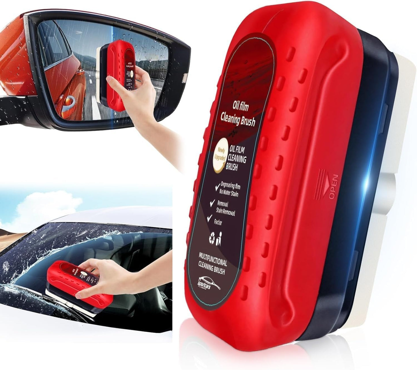 ✨ AutoShine™ - Car Glass Cleaning Brush | No More Blurry Driving 🪟