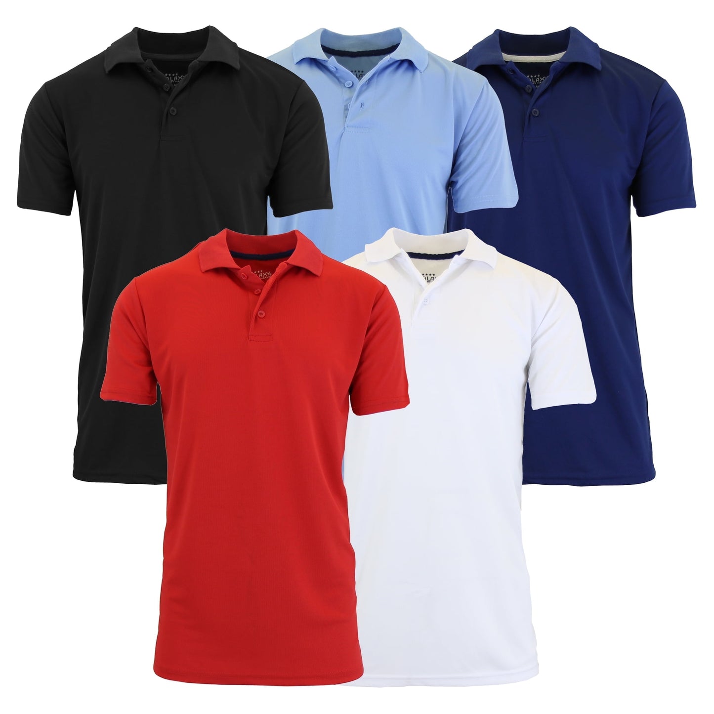 😎 Men's Style™ - Everyday Comfort Polo T-Shirt 👕 | Pack of 5