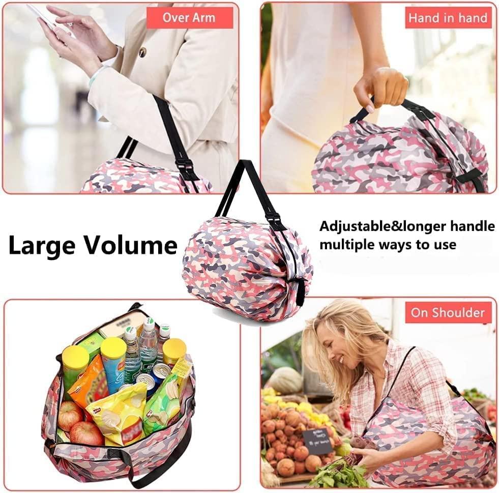 🎒Grab N Go™ - Reusable Bag (Pack Of 2)✨ | Offer Ends Midnight 🔥⏱️