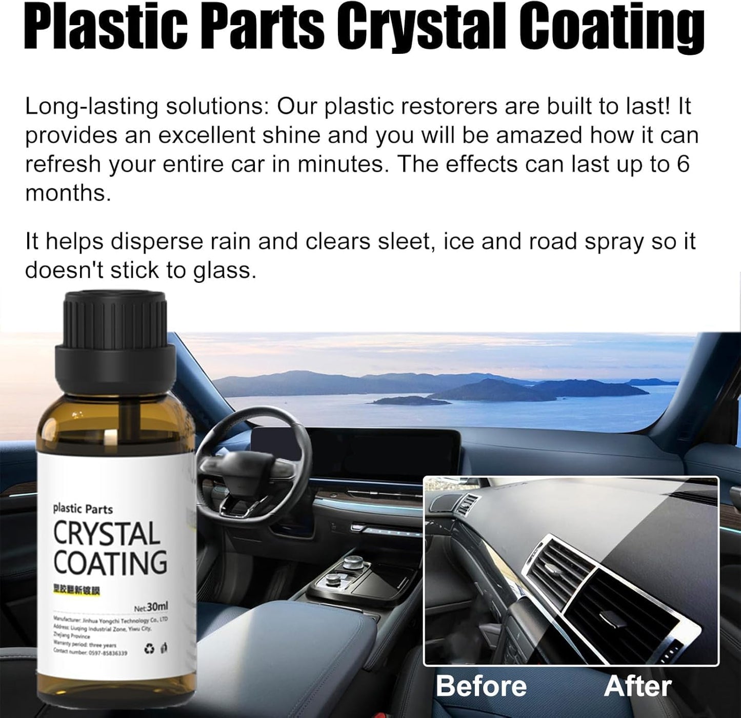 ✨ ShineMax™ - Faded Shine Crystal Clear Polish 🚗 | Flat 45 %