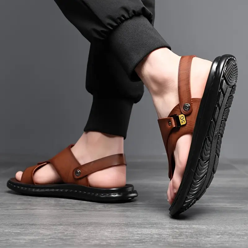 🌈  Air Walkers™- Daily Wear Cushioned Sandals 🟤 ⚫️ | FLAT 45% Off 🔥