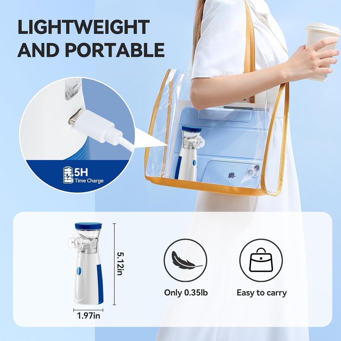 👶 LittleBreathe™ Portable Nebulizer + Charging Cable 🔋 | ₹800 OFF 🔥