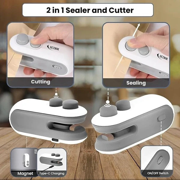 💚 Portable Mini Sealer  FreshLock™ Lock In Freshness Instantly. |  FLAT 45% OFF 🔥