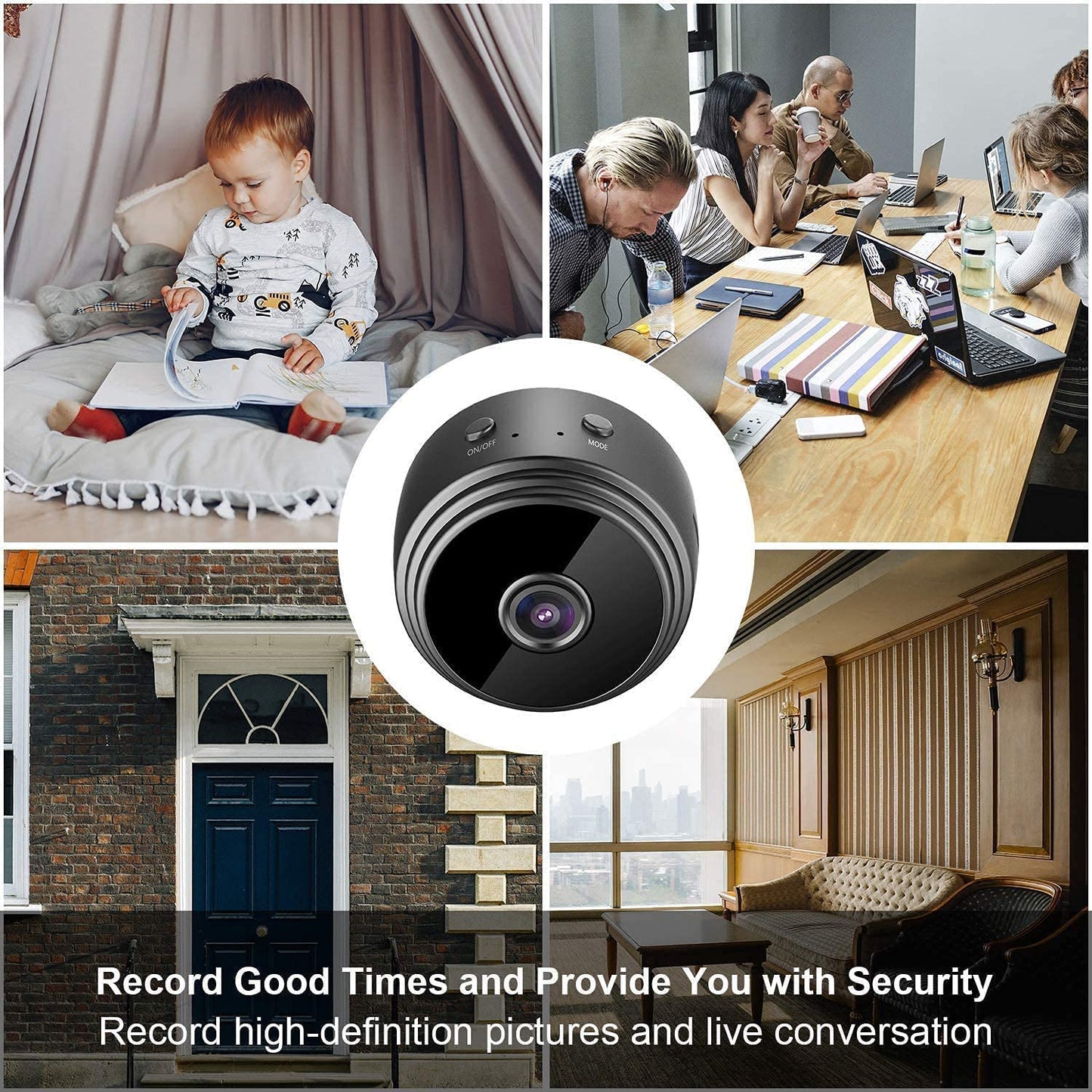 🎥 SecureEye™ - Smart HD Mini Camera 🕵️| Watch Anywhere 👀