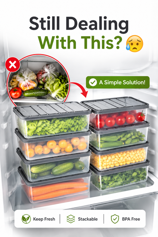 ❤️✨🥦❄️ Fridge Containers -Freshora™ Clean Fridge. Fresh Lifestyle. | FLAT 45% OFF 🔥