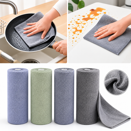 🧼 CleanMaster™ Multi-Purpose Microfiber Cloth Roll | FLAT 45% OFF 🔥