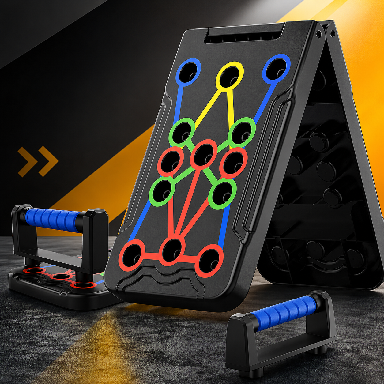 💪 PowerGain™ -  Home Gym Push-Up Board | Flat 45 %