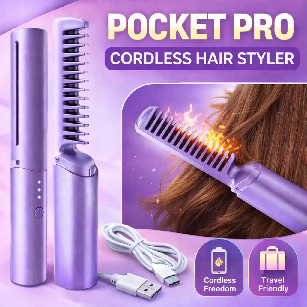✨🌬️Pocket Hair Pro™ - Cordless Styler (1 Pc) | Today Only @699/- ⏳✅