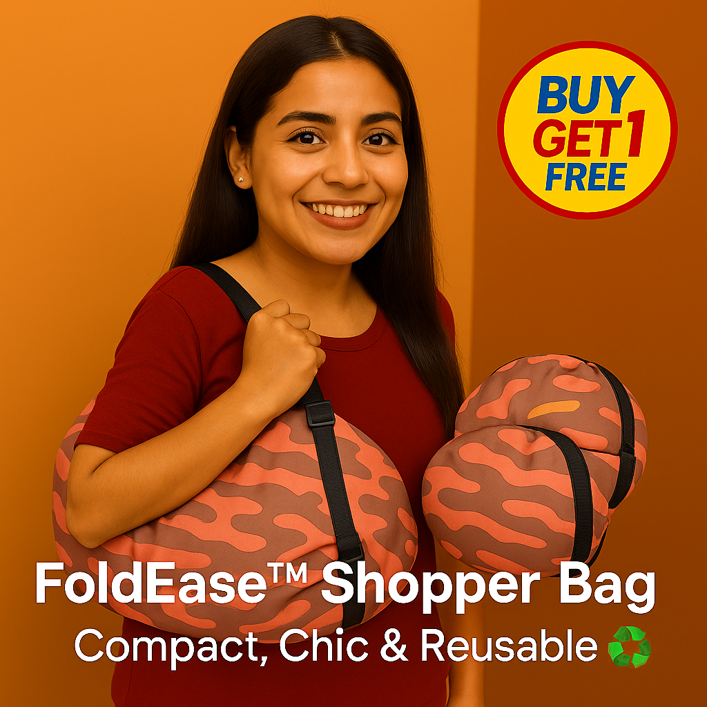 🎒Grab N Go™ - Reusable Bag (Pack Of 2)✨ | Offer Ends Midnight 🔥⏱️