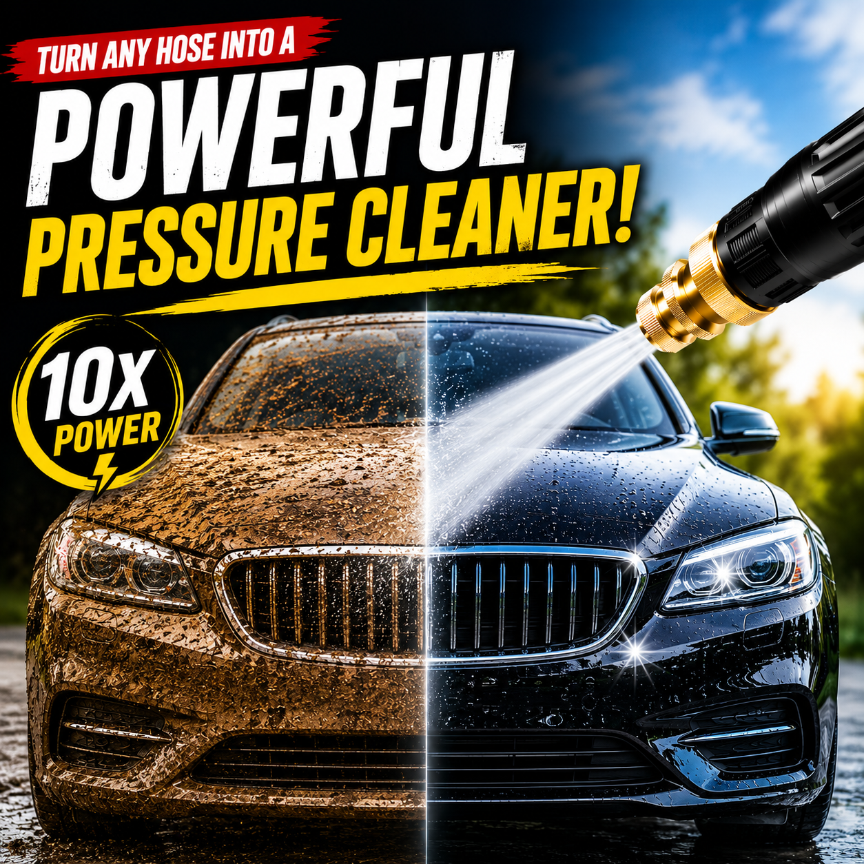 🌊  WashMaster™ - High Pressure Water spray 💦 | Flat 45 %