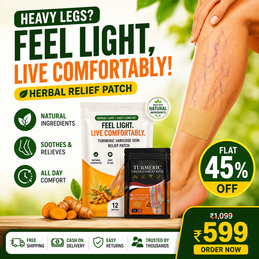 🌿 VaricoCare™ - Herbal Leg Comfort Patch🦵|  Flat 45 %