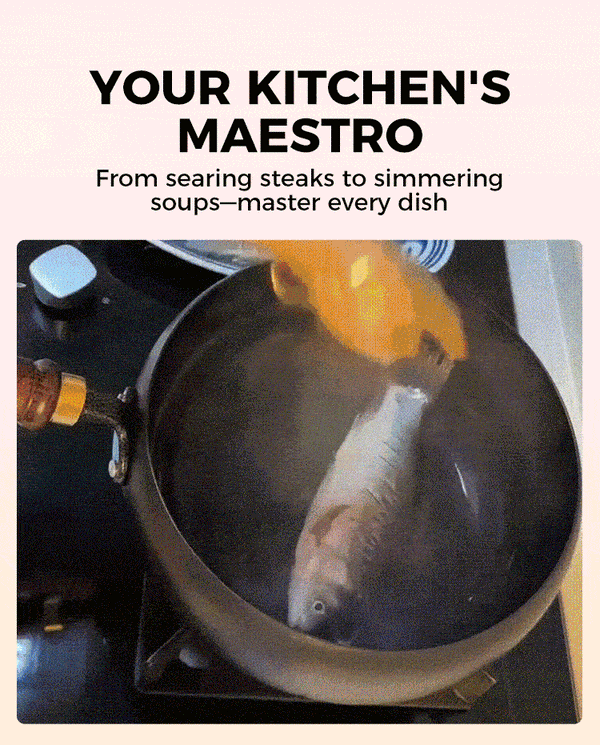 HearthPro Rugged Cast Iron Casserole