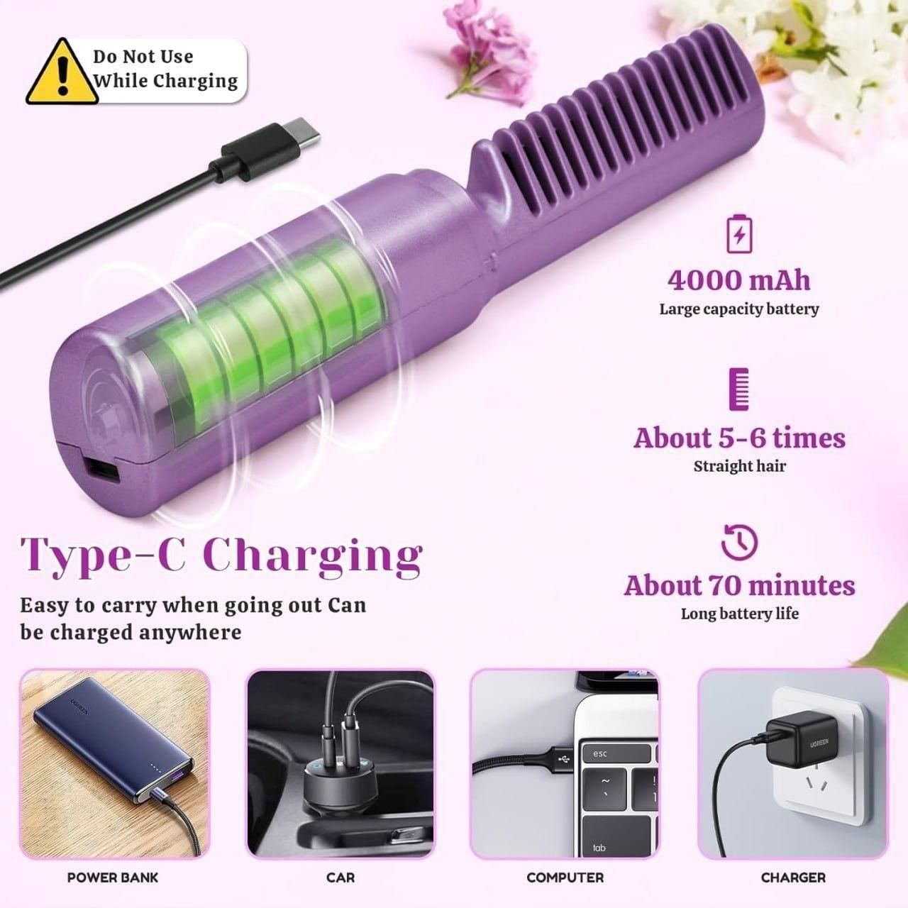 ✨🌬️Pocket Hair Pro™ - Cordless Styler (1 Pc) | Today Only @699/- ⏳✅