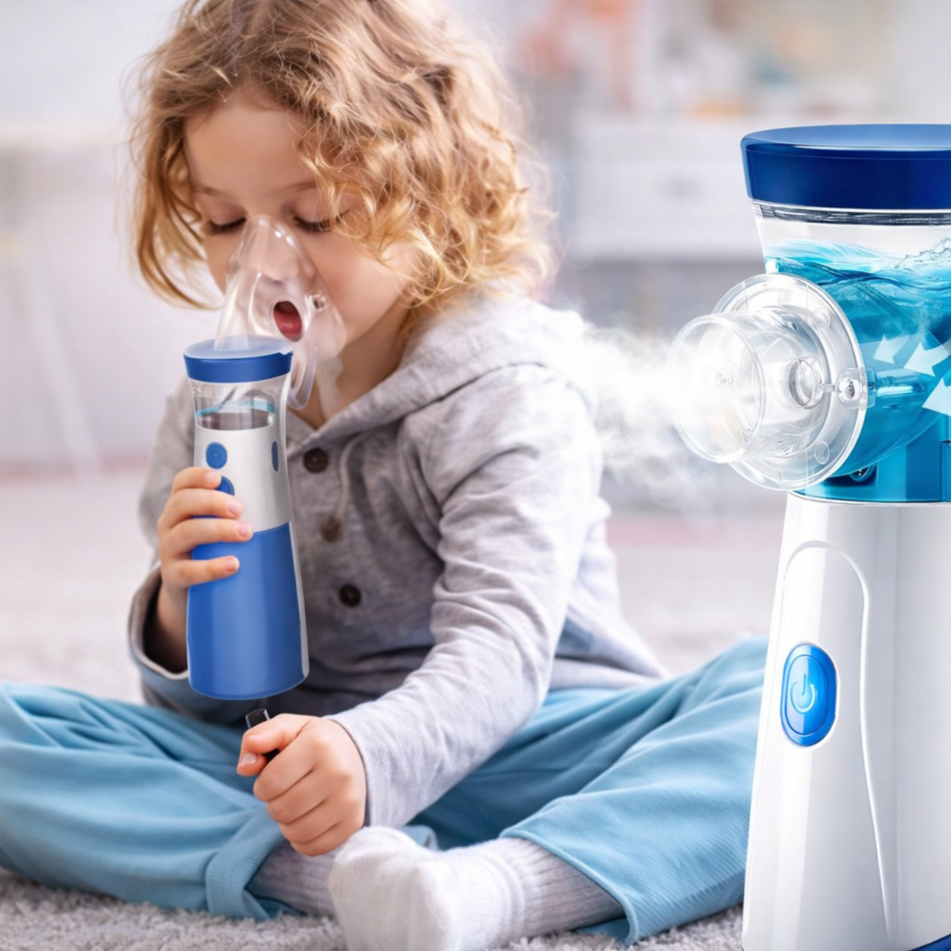 👶 LittleBreathe™ Portable Nebulizer + Charging Cable 🔋 | ₹800 OFF 🔥